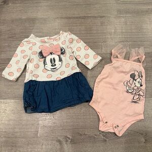 Minnie Mouse Baby Outfits Size 6-9 Months